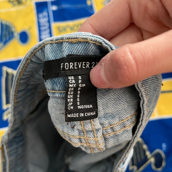 forever 21 denim skort (skirt and shorts) - Picture 2 of 4